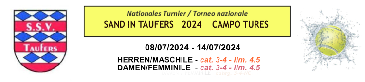 Öffne das Turnier - apri il torneo